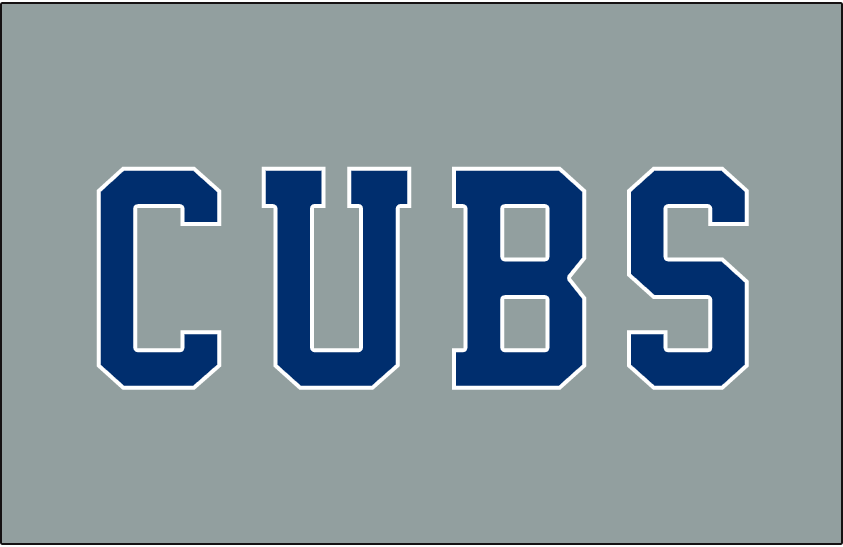 Chicago Cubs 2014-Pres Jersey Logo fabric transfer